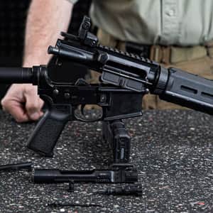AR-15 schießen detail
